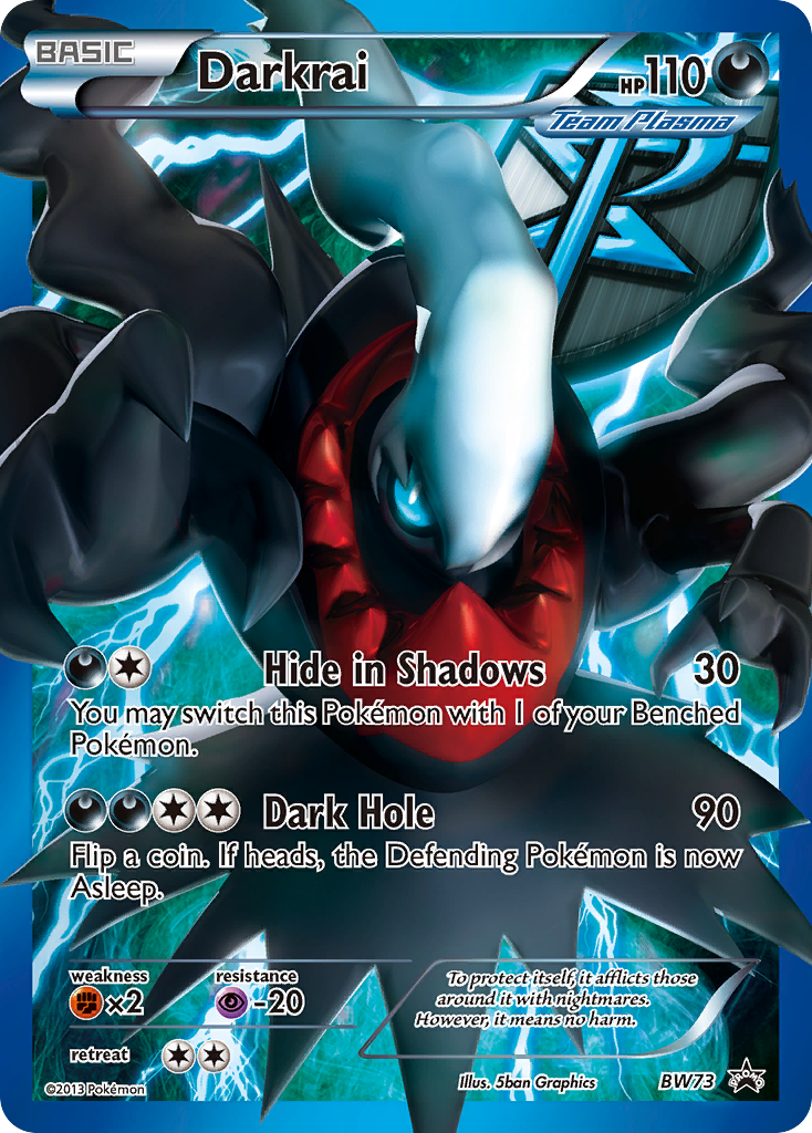 Darkrai (BW73) (Jumbo Card) [Black & White: Black Star Promos] | Odin's Place