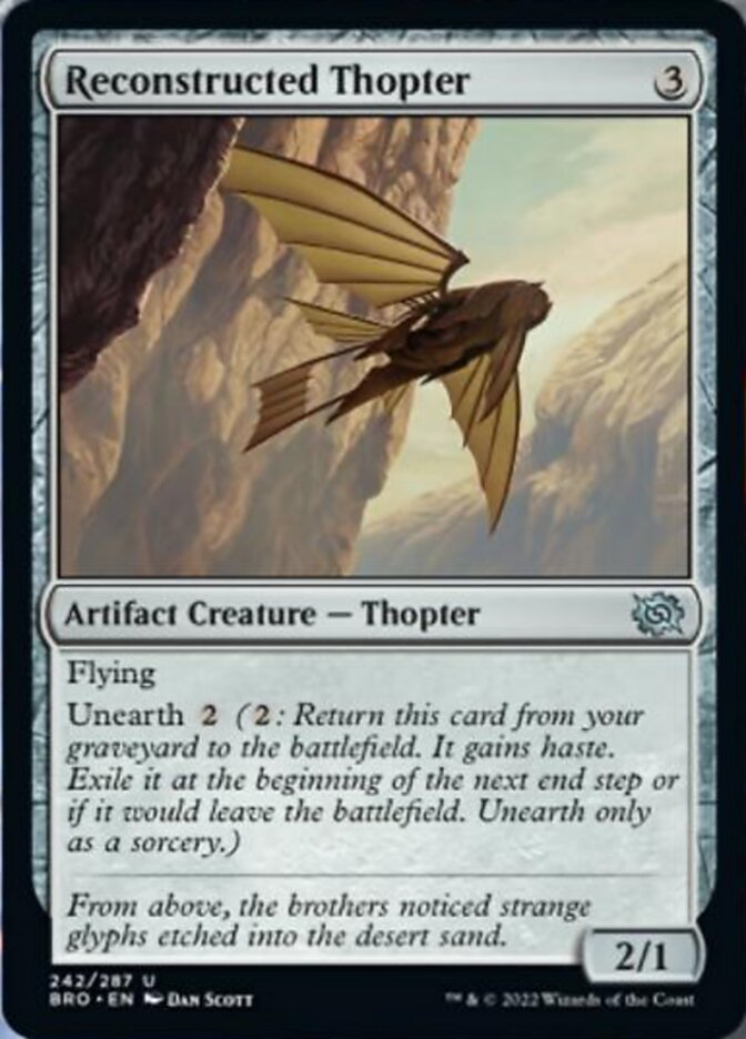 Reconstructed Thopter [The Brothers' War] | Odin's Place