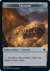 Zombie // Treasure Double-Sided Token [Game Night: Free-for-All Tokens] | Odin's Place