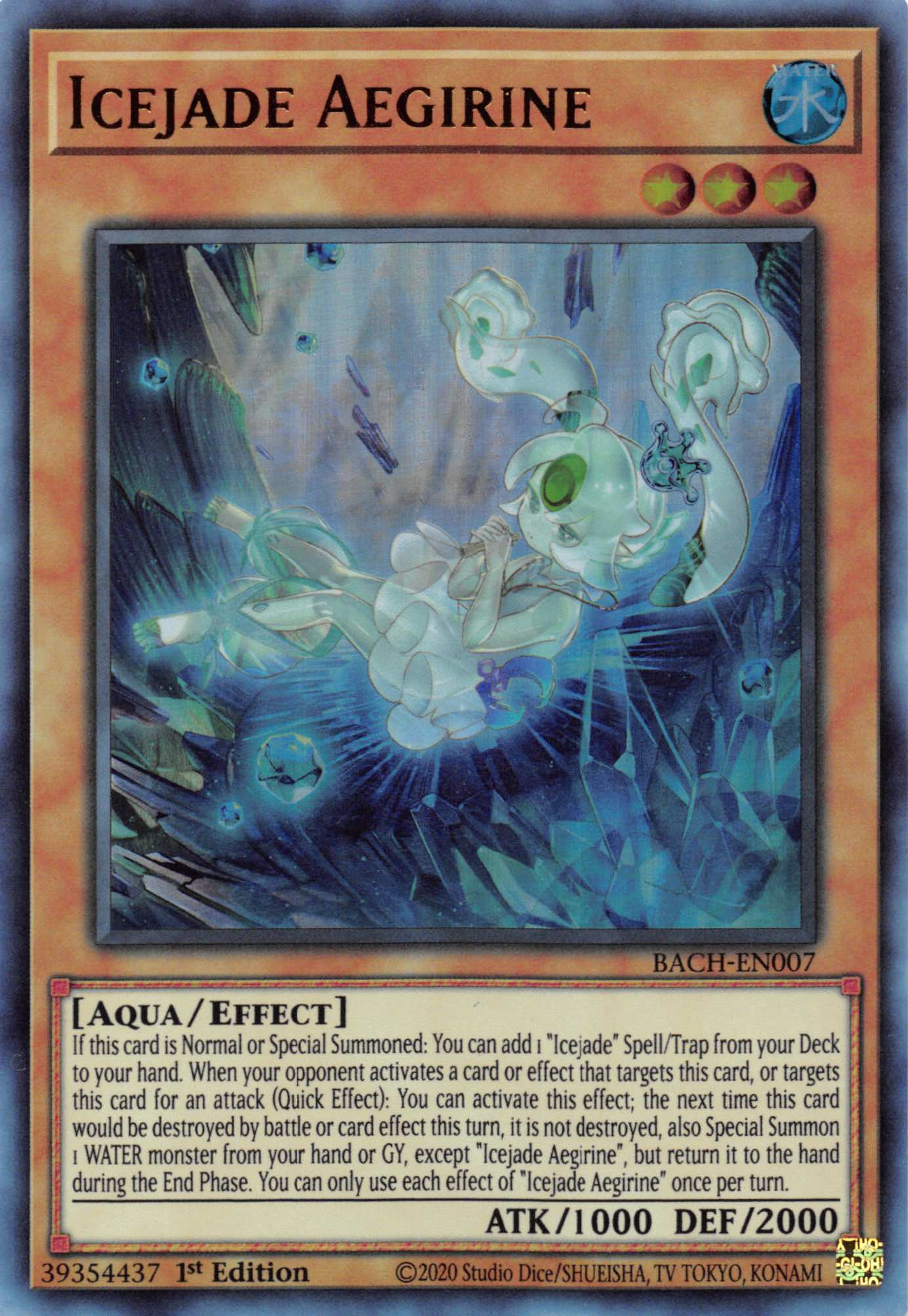 Icejade Aegirine [BACH-EN007] Ultra Rare | Odin's Place