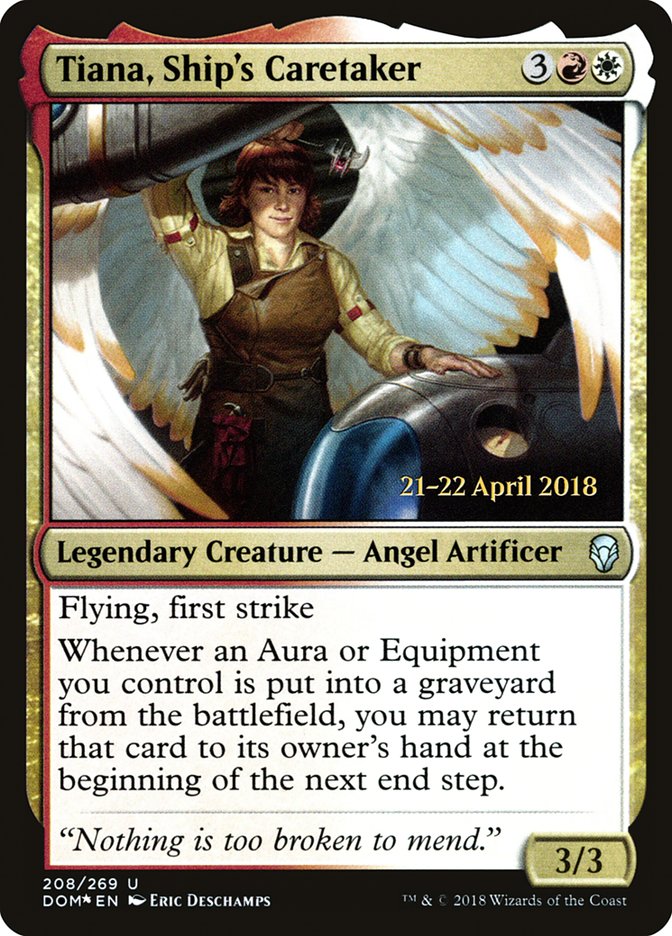 Tiana, Ship's Caretaker (208) [Dominaria Prerelease Promos] | Odin's Place