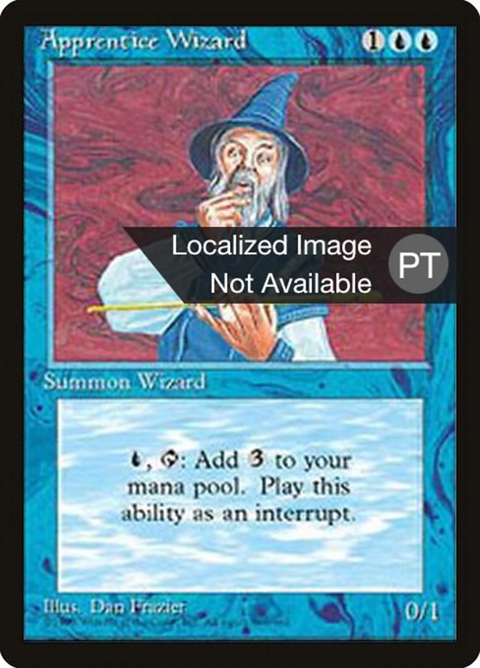 Apprentice Wizard [Fourth Edition (Foreign Black Border)] | Odin's Place