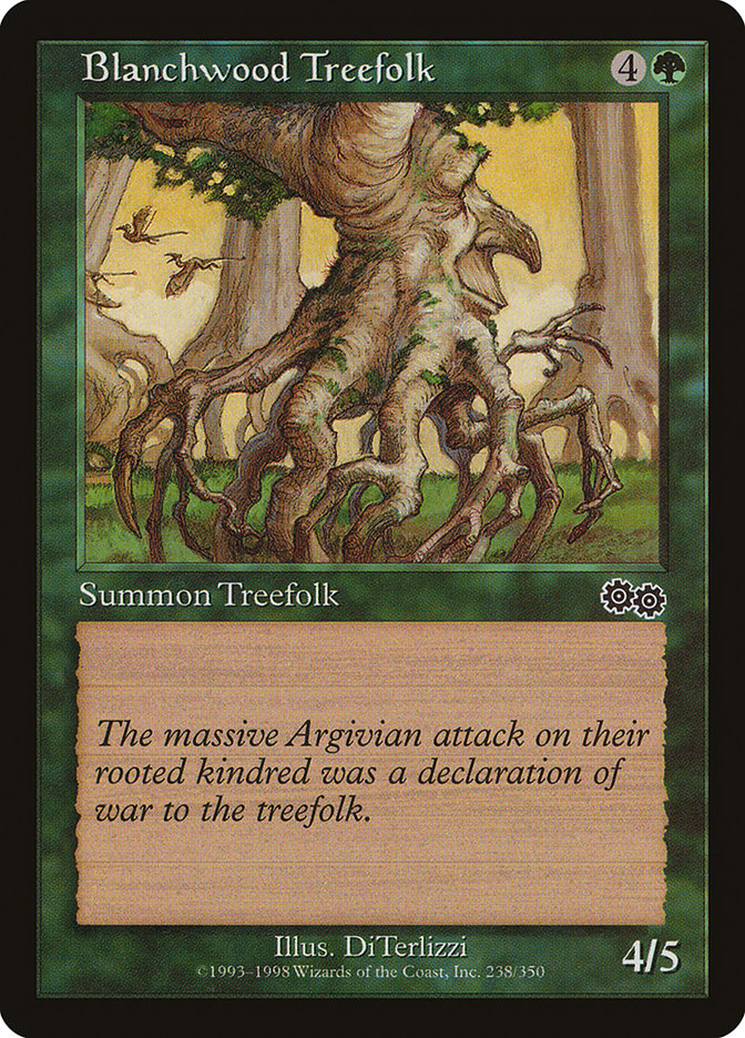 Blanchwood Treefolk (238) [Urza's Saga] | Odin's Place