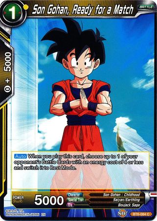 Son Gohan, Ready for a Match (BT6-084) [Destroyer Kings] | Odin's Place
