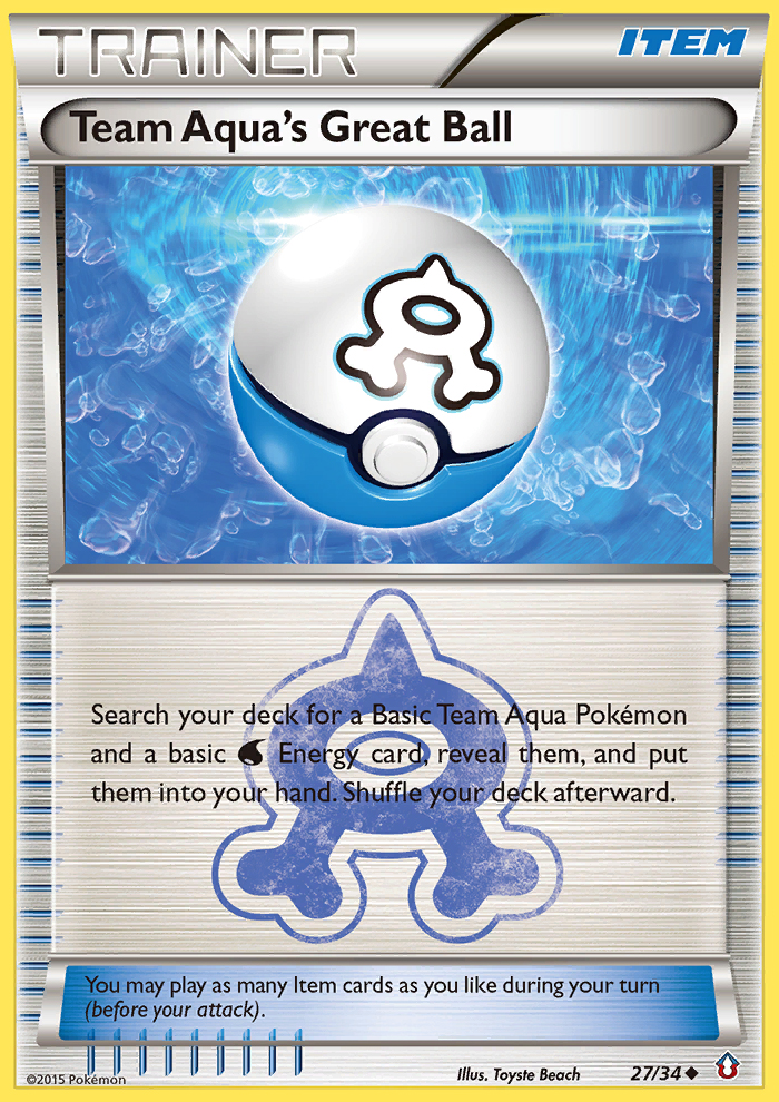 Team Aqua's Great Ball (27/34) [XY: Double Crisis] | Odin's Place