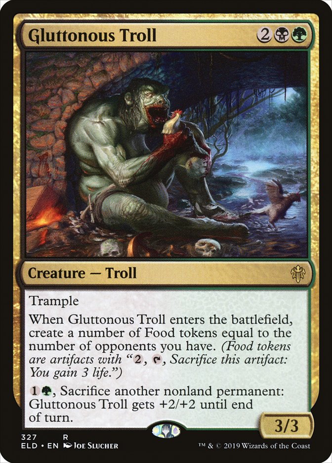 Gluttonous Troll [Throne of Eldraine] | Odin's Place