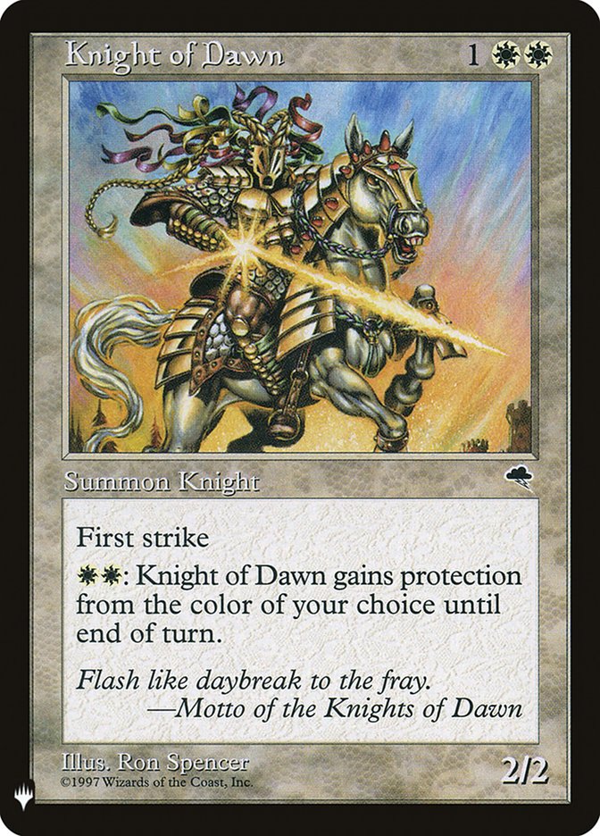 Knight of Dawn [Mystery Booster] | Odin's Place
