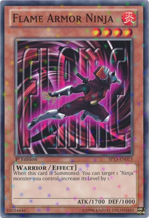 Flame Armor Ninja [SP13-EN015] Starfoil Rare | Odin's Place