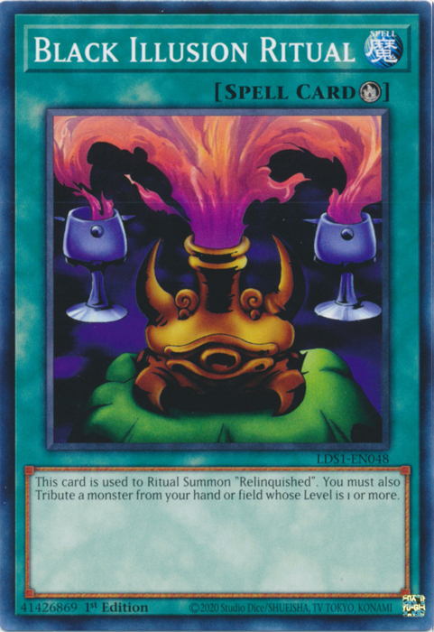Black Illusion Ritual [LDS1-EN048] Common | Odin's Place