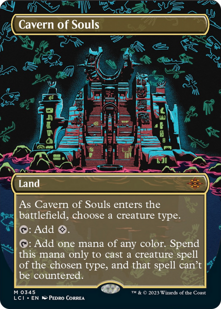 Cavern of Souls (0345) (Borderless) [The Lost Caverns of Ixalan] | Odin's Place