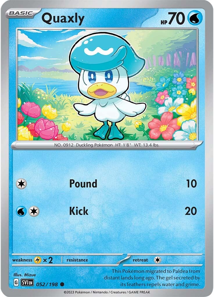 Quaxly (052/198) [Scarlet & Violet: Base Set] | Odin's Place