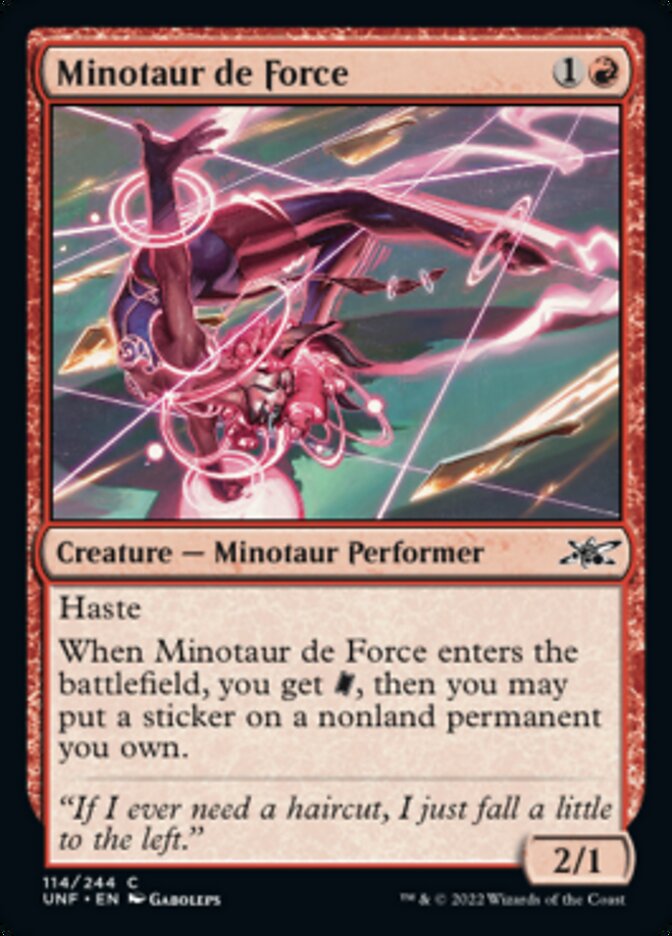Minotaur de Force [Unfinity] | Odin's Place