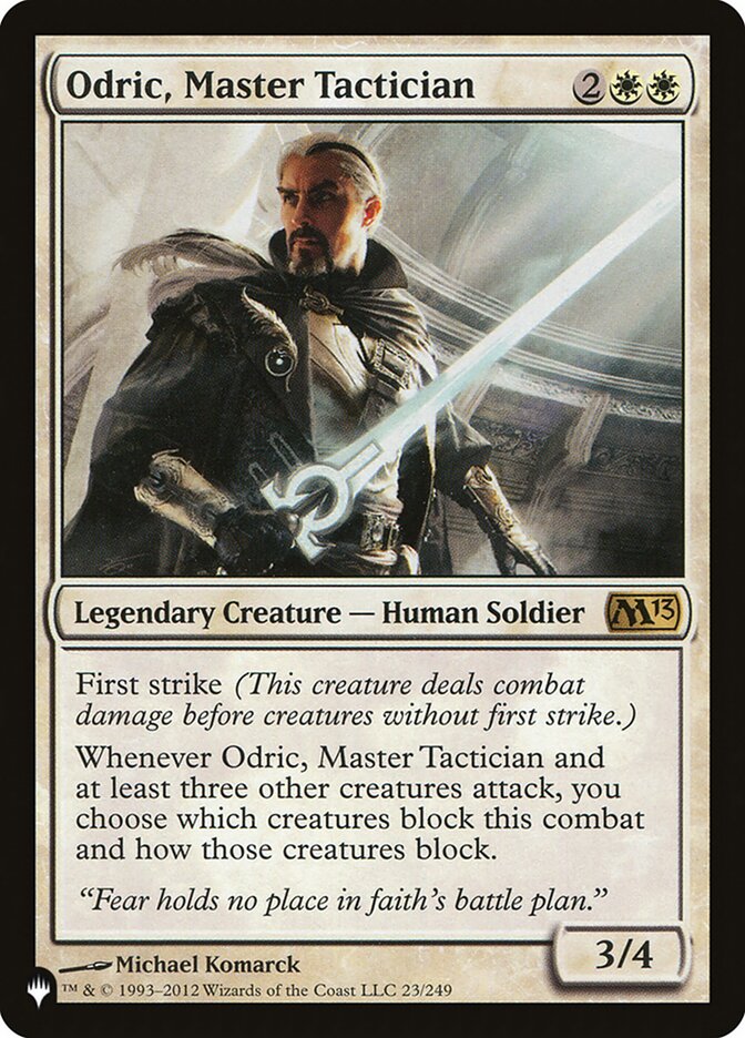 Odric, Master Tactician [The List] | Odin's Place