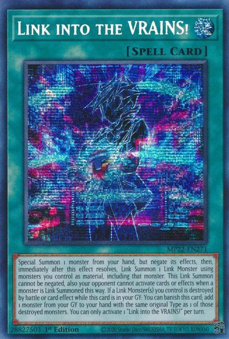 Link into the VRAINS! [MP22-EN271] Prismatic Secret Rare | Odin's Place