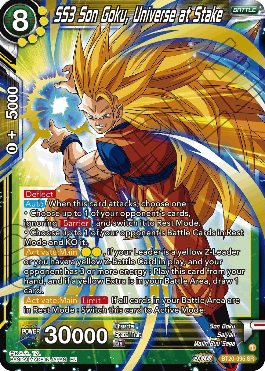 SS3 Son Goku, Universe at Stake (BT20-095) [Power Absorbed] | Odin's Place