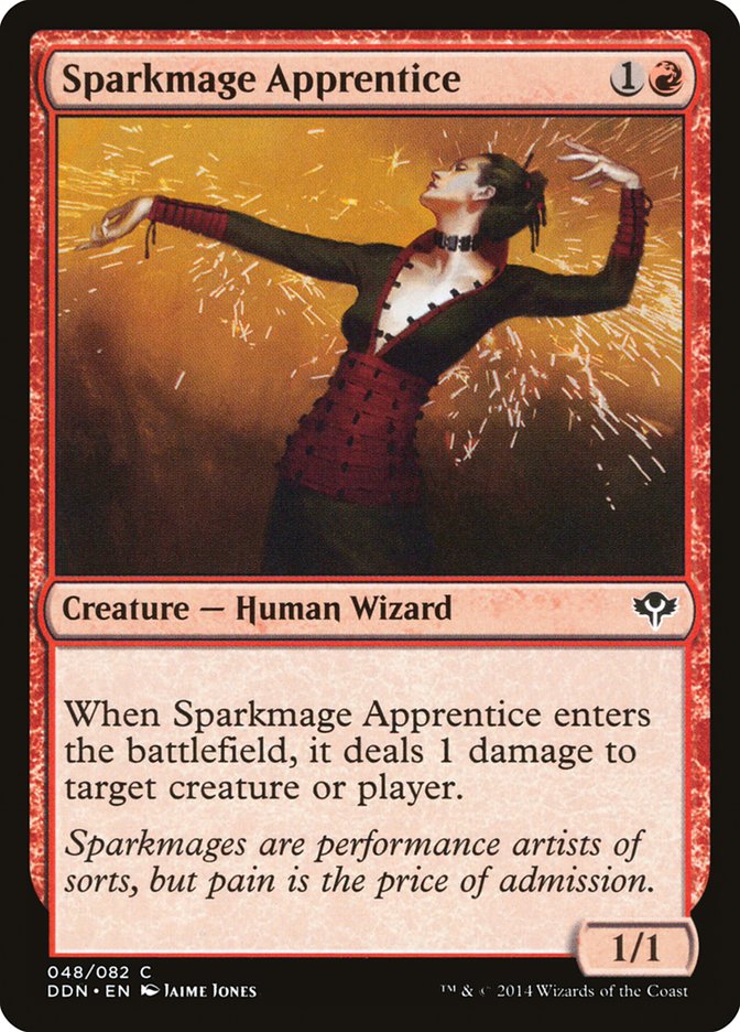 Sparkmage Apprentice (48) [Duel Decks: Speed vs. Cunning] | Odin's Place