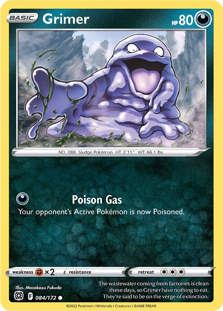 Grimer (084/172) [Sword & Shield: Brilliant Stars] | Odin's Place