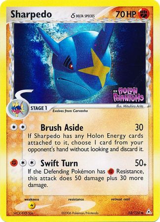 Sharpedo (53/110) (Delta Species) (Stamped) [EX: Holon Phantoms] | Odin's Place