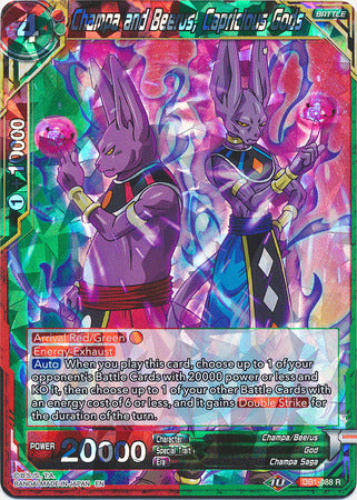 Champa and Beerus, Capricious Gods (DB1-088) [Dragon Brawl] | Odin's Place