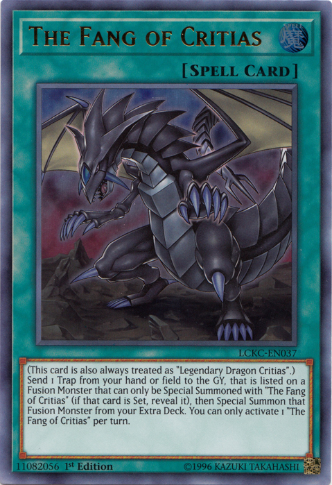 The Fang of Critias [LCKC-EN037] Ultra Rare | Odin's Place
