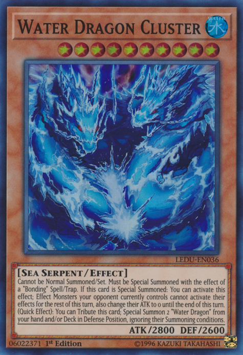 Water Dragon Cluster [LEDU-EN036] Super Rare | Odin's Place