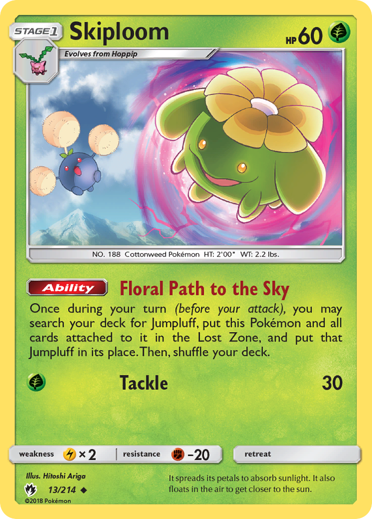 Skiploom (13/214) [Sun & Moon: Lost Thunder] | Odin's Place