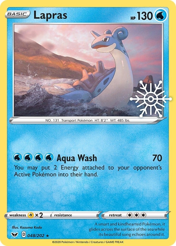 Lapras (048/202) (Holiday Calendar) [Sword & Shield: Base Set] | Odin's Place