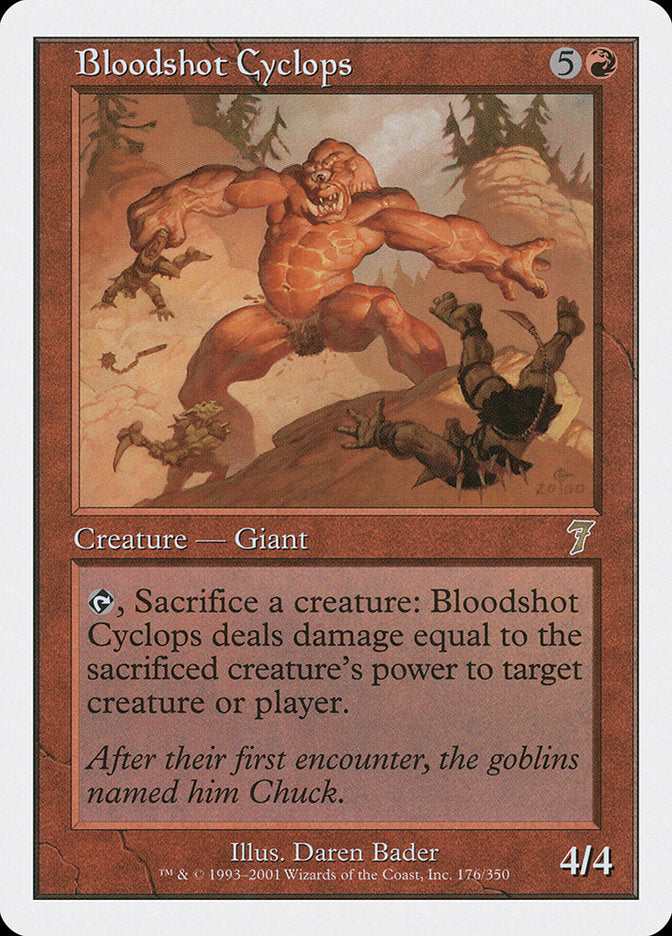 Bloodshot Cyclops (176) [Seventh Edition] | Odin's Place