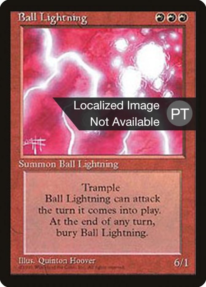 Ball Lightning [Fourth Edition (Foreign Black Border)] | Odin's Place