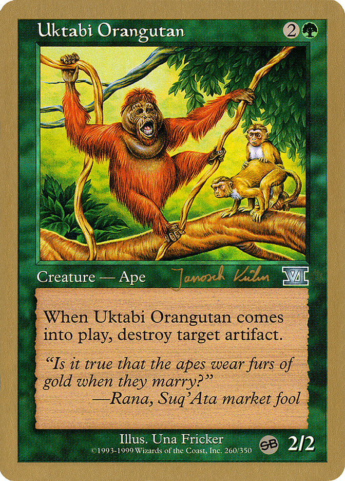 Uktabi Orangutan (Janosch Kuhn) (SB) [World Championship Decks 2000] | Odin's Place