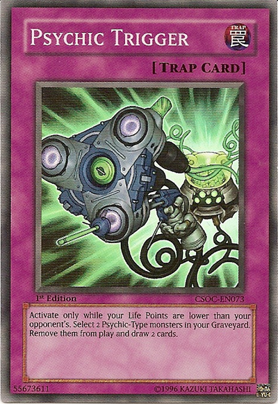Psychic Trigger [CSOC-EN073] Super Rare | Odin's Place