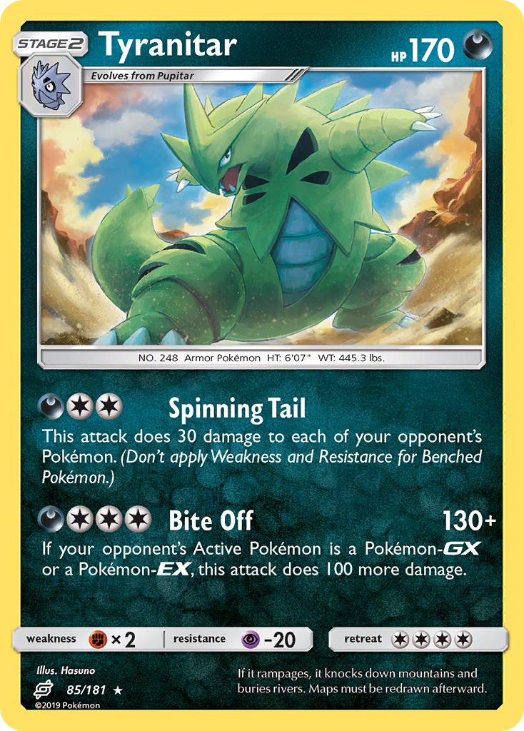 Tyranitar (85/181) [Sun & Moon: Team Up] | Odin's Place