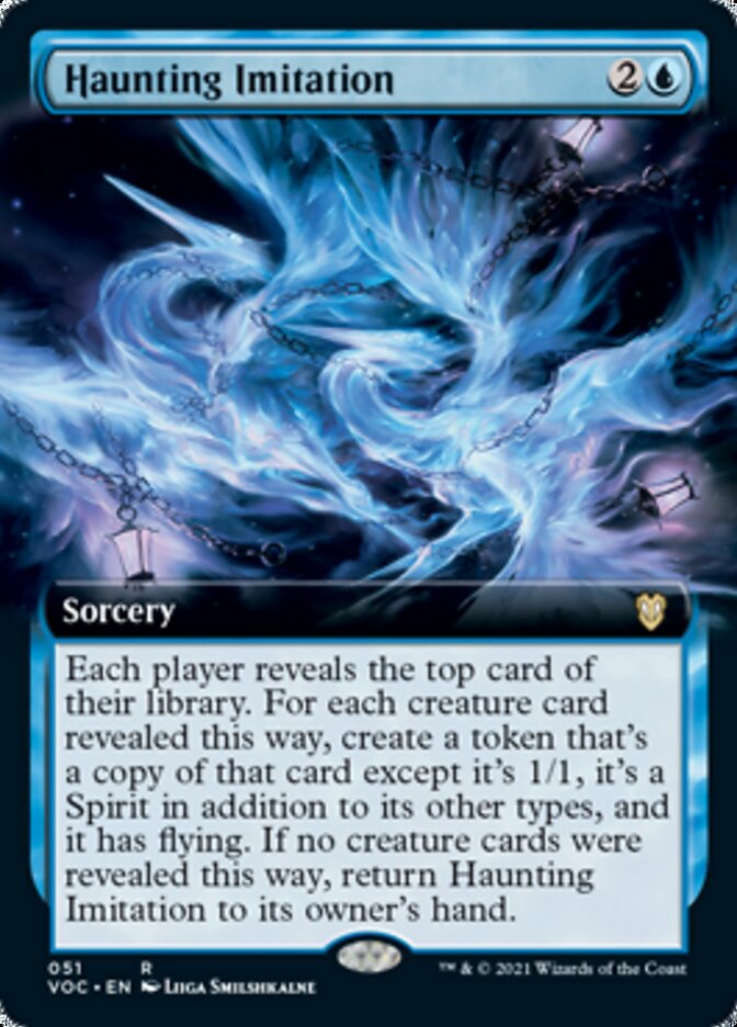 Haunting Imitation (Extended Art) [Innistrad: Crimson Vow Commander] | Odin's Place