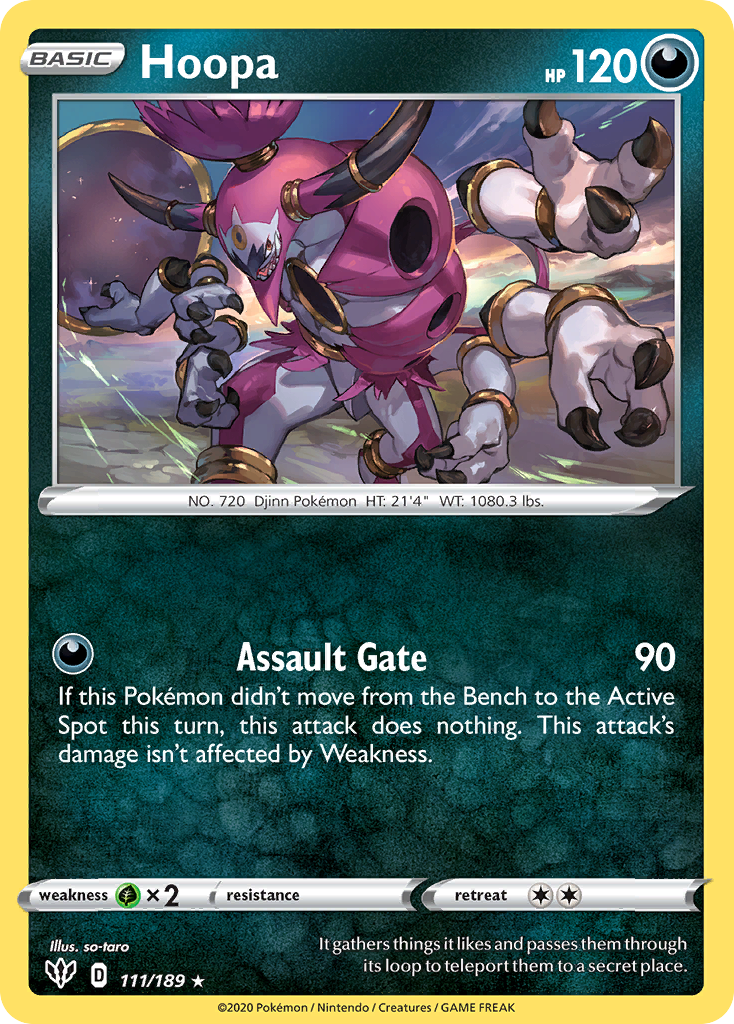 Hoopa (111/189) [Sword & Shield: Darkness Ablaze] | Odin's Place