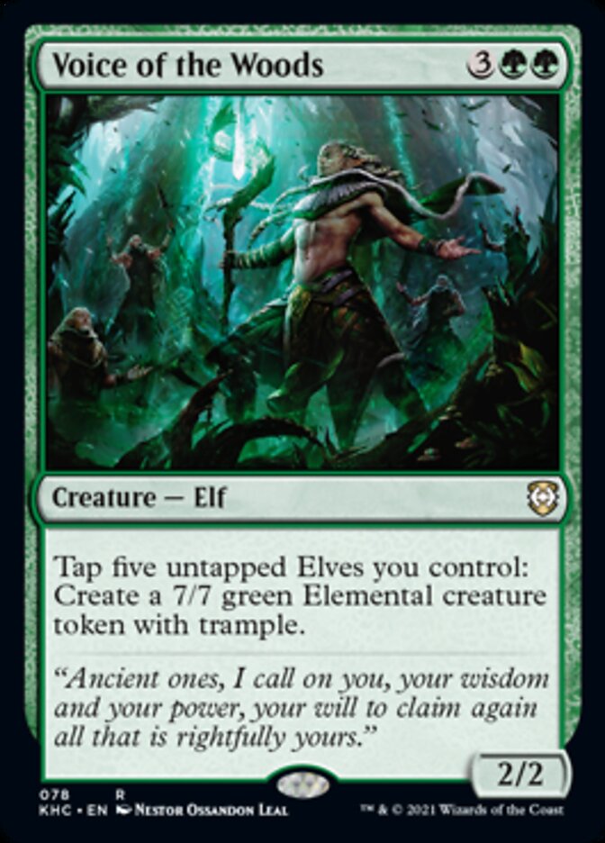 Voice of the Woods [Kaldheim Commander] | Odin's Place