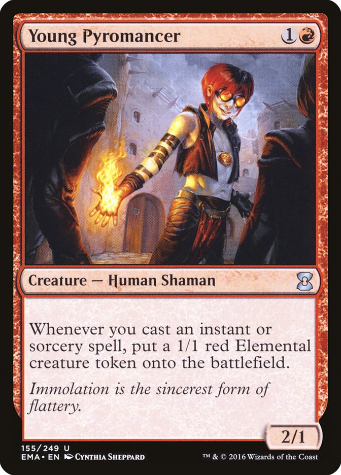Young Pyromancer (155) [Eternal Masters] | Odin's Place