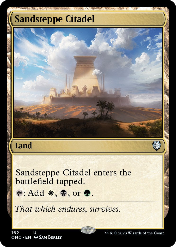 Sandsteppe Citadel [Phyrexia: All Will Be One Commander] | Odin's Place