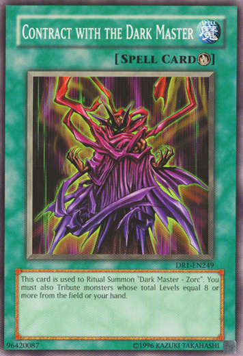 Contract with the Dark Master [DR1-EN249] Common | Odin's Place