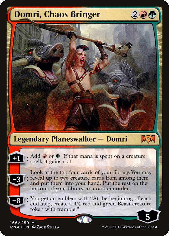 Domri, Chaos Bringer (166) [Ravnica Allegiance] | Odin's Place