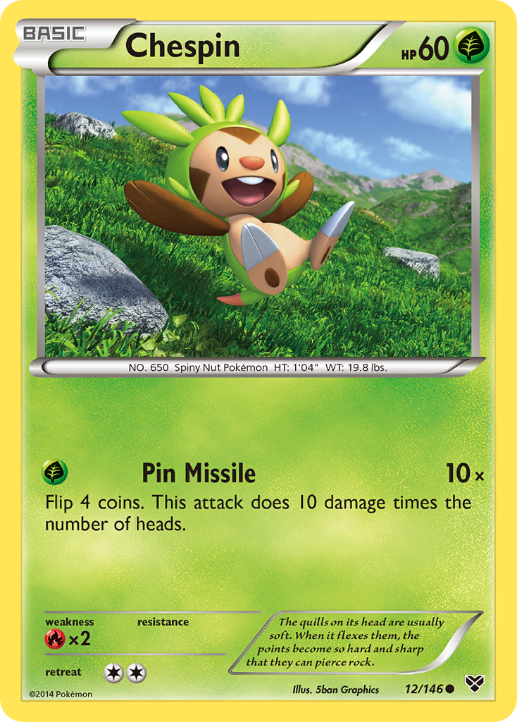 Chespin (12/146) [XY: Base Set] | Odin's Place