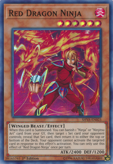 Red Dragon Ninja [SHVA-EN025] Super Rare | Odin's Place