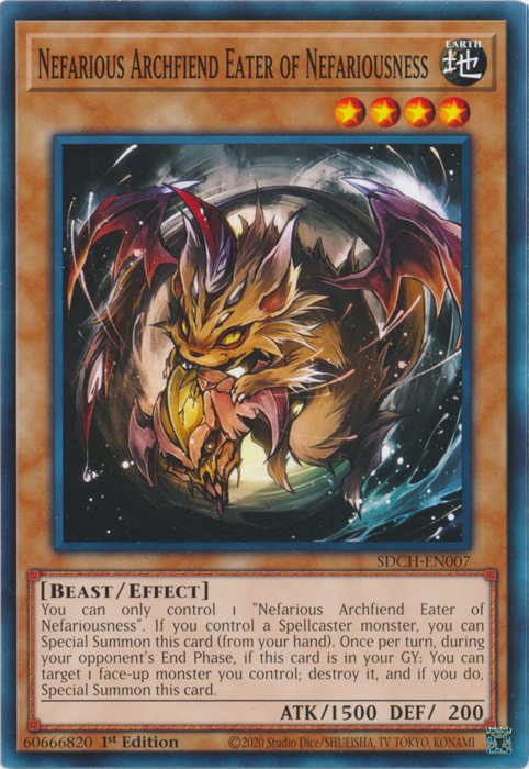 Nefarious Archfiend Eater of Nefariousness [SDCH-EN007] Common | Odin's Place