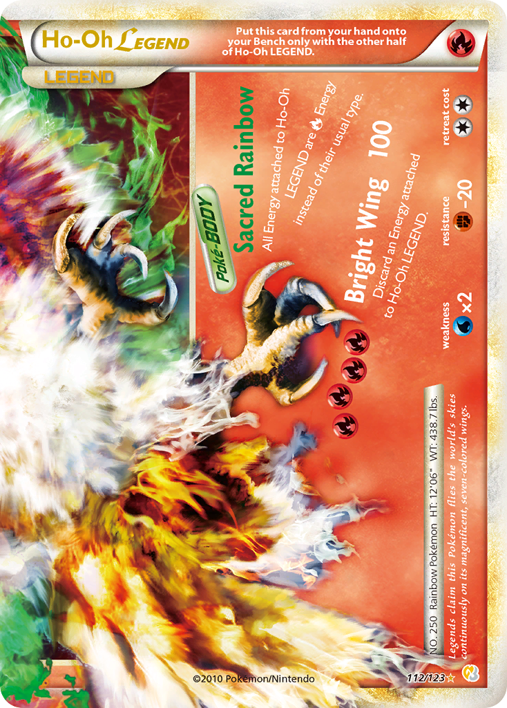 Ho-Oh LEGEND (112/123) [HeartGold & SoulSilver: Base Set] | Odin's Place