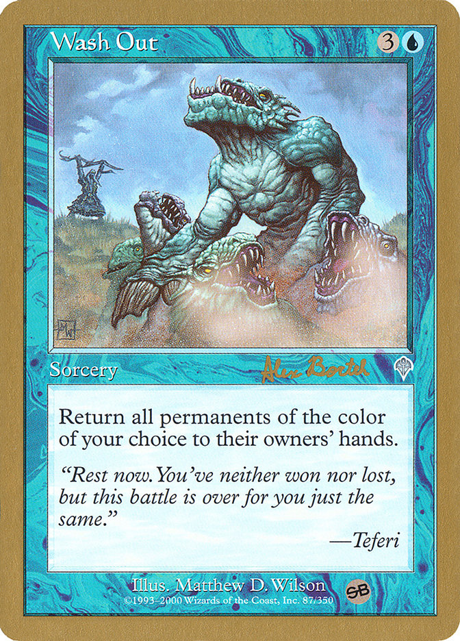 Wash Out (Alex Borteh) (SB) [World Championship Decks 2001] | Odin's Place