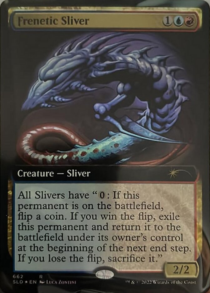 Frenetic Sliver (Extended Art) [Secret Lair Drop Promos] | Odin's Place