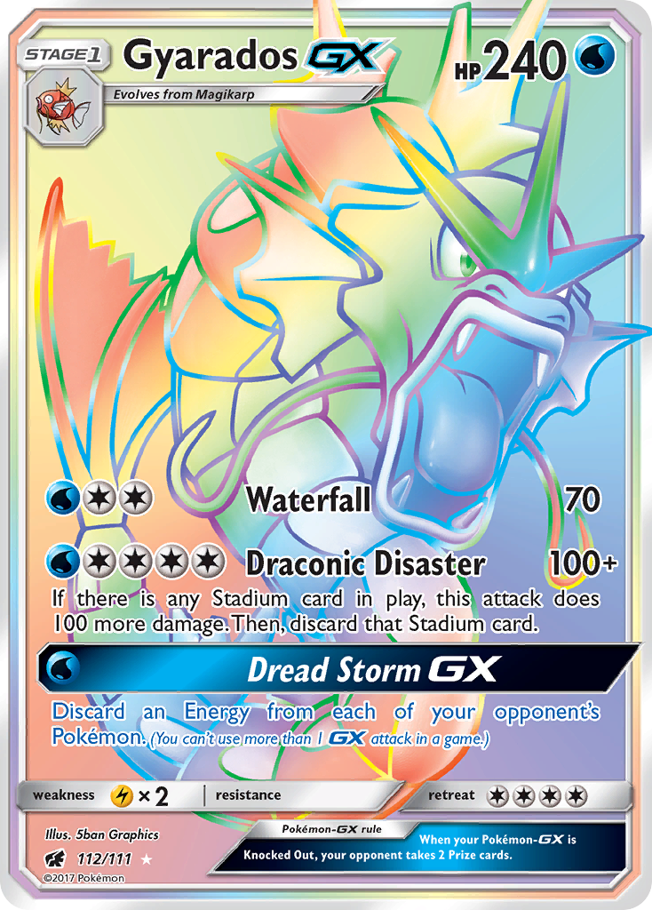Gyarados GX (112/111) [Sun & Moon: Crimson Invasion] | Odin's Place