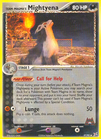 Team Magma's Mightyena (37/95) [EX: Team Magma vs Team Aqua] | Odin's Place
