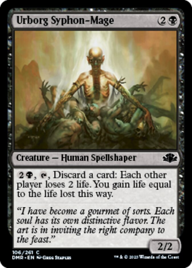 Urborg Syphon-Mage [Dominaria Remastered] | Odin's Place