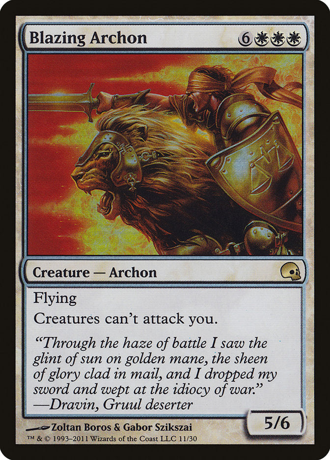 Blazing Archon (11) [Premium Deck Series: Graveborn] | Odin's Place