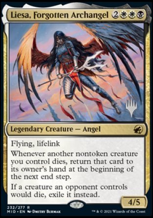 Liesa, Forgotten Archangel (Promo Pack) [Innistrad: Midnight Hunt Promos] | Odin's Place
